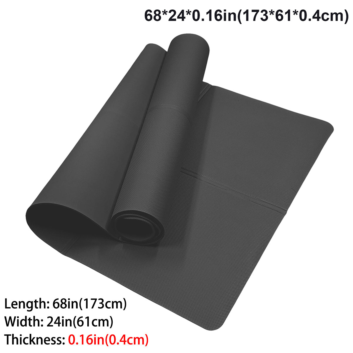 Premium Non-Slip Yoga Mat – Thick Exercise & Fitness Mat for Yoga, Gym & Home Workout
