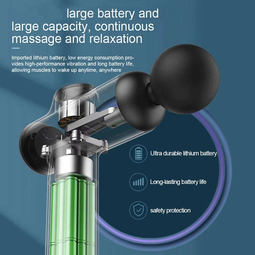Deep Tissue Massage Gun – Electric Muscle Massager for Pain Relief, Fast Recovery, Body Relaxation & Sore Muscle Therapy