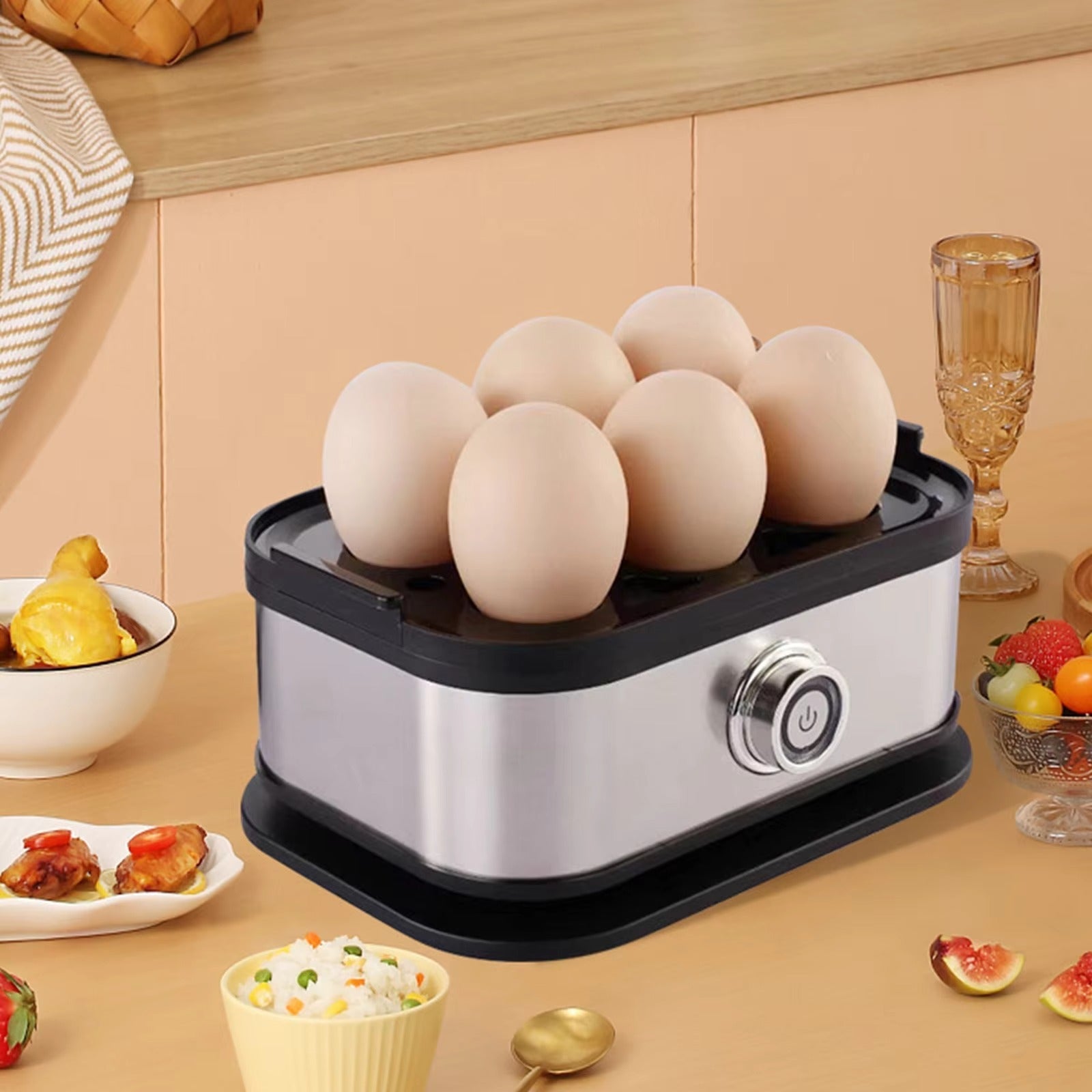 Egg Boiler – Fast & Easy Automatic Egg Cooking Machine for Home Kitchen Use