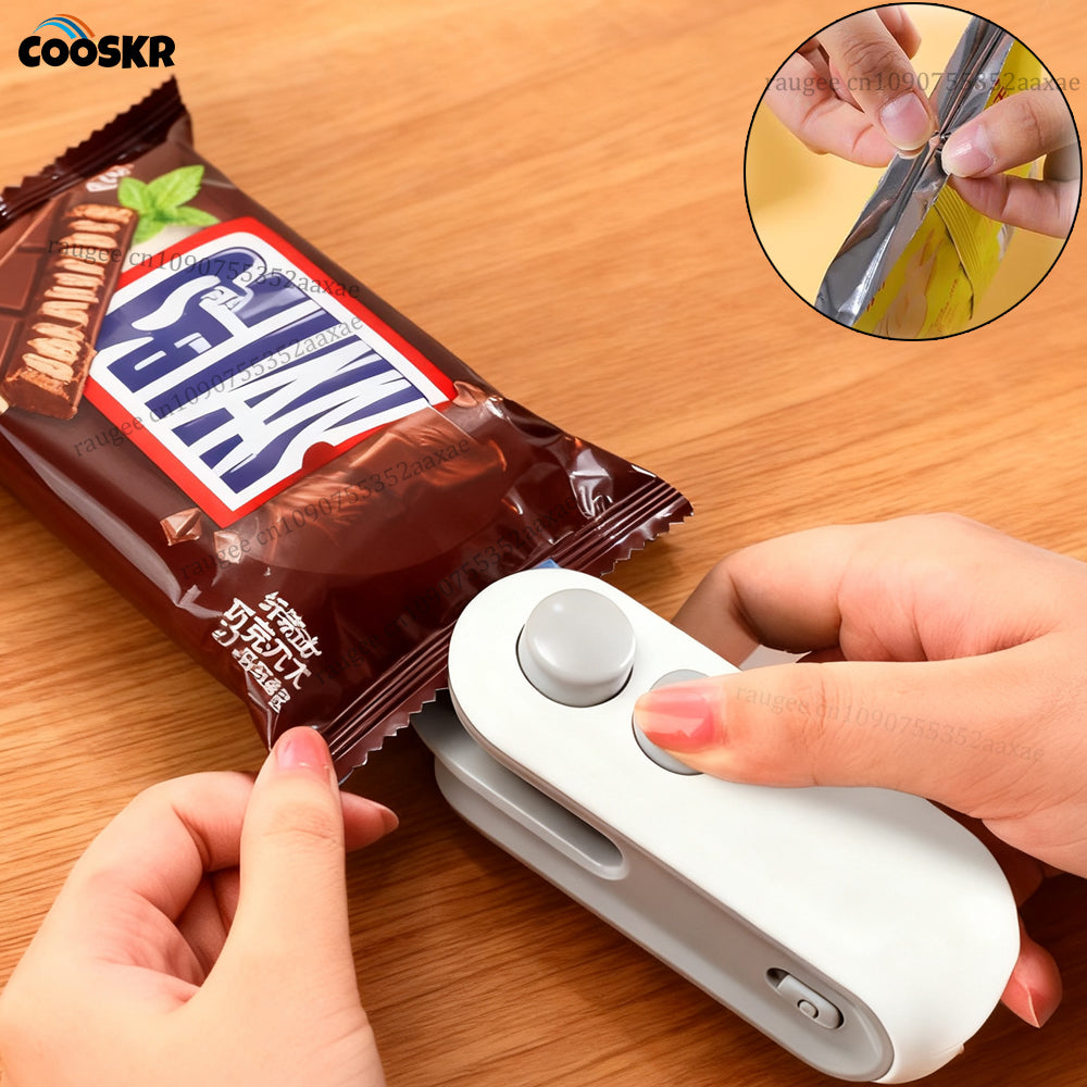Portable Rechargeable Mini Bag Sealer – USB Rechargeable Food Storage Heat Sealing Machine