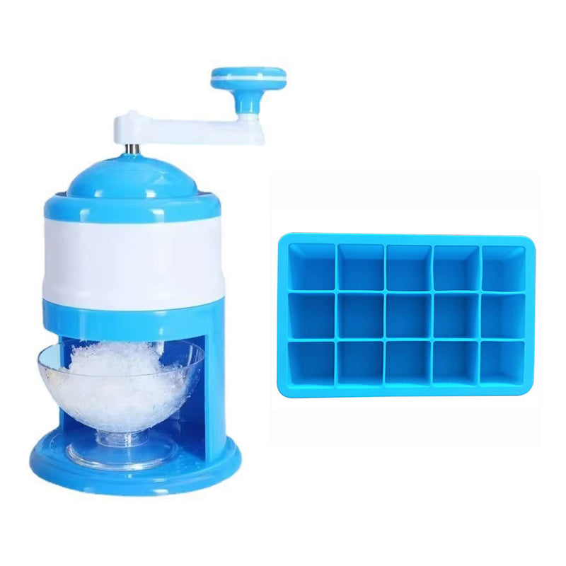 Manual Portable Hand Ice Crusher Machine – Stainless Steel Ice Shaver & Crusher for Home, Drinks, Cocktails, Smoothies & Summer Use, Easy Hand Operated Ice Grinder