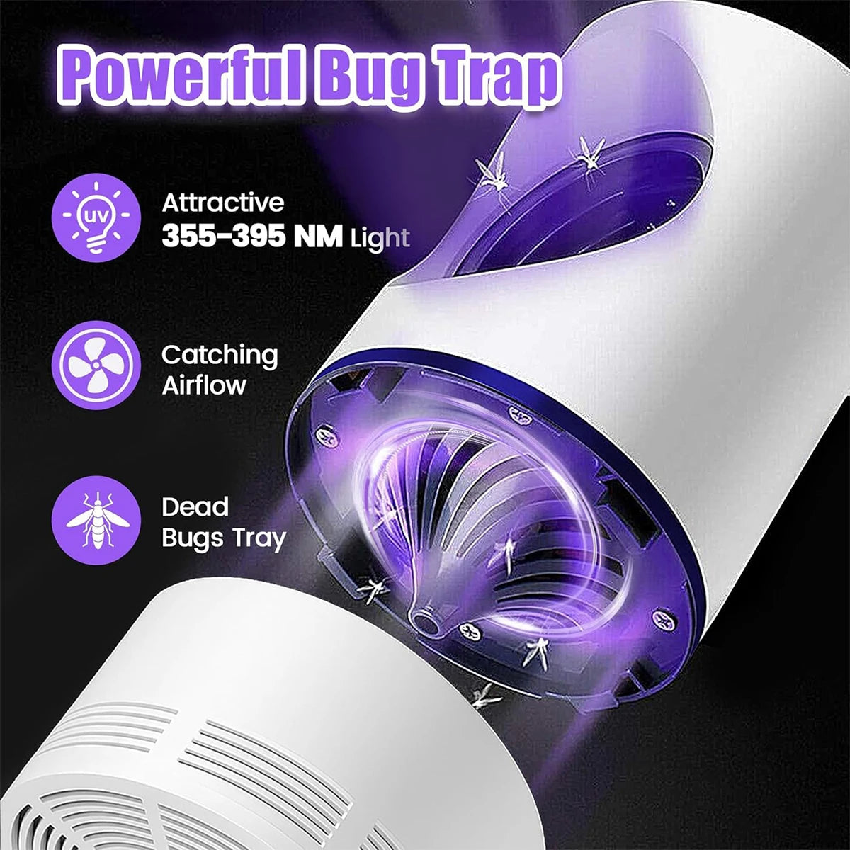 No More Mosquito Nights – Electric UV Mosquito Killer Lamp for Safe & Silent Protection”