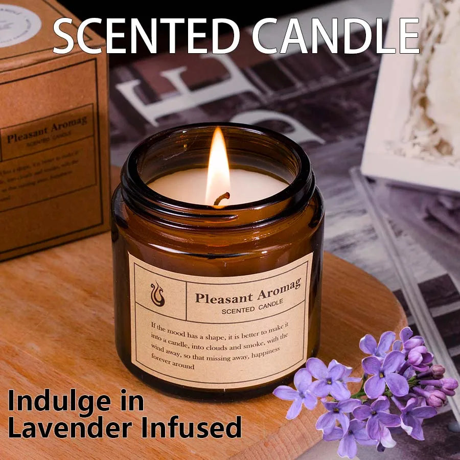 Scented Candle for Home – Calm & Cozy Atmosphere