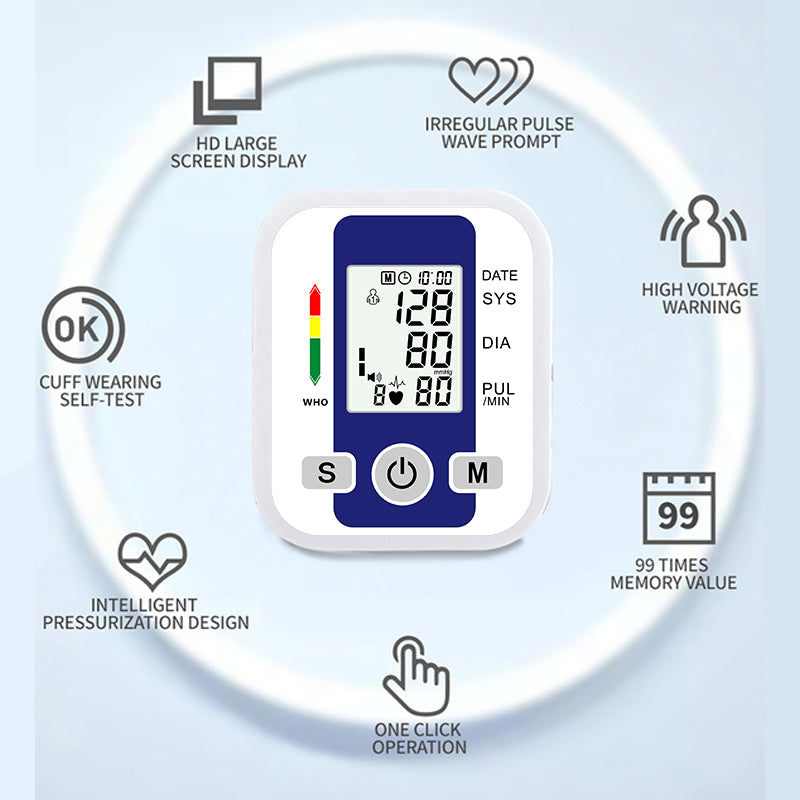 Digital Blood Pressure Monitor – Automatic BP Machine for Accurate Home Health Monitoring