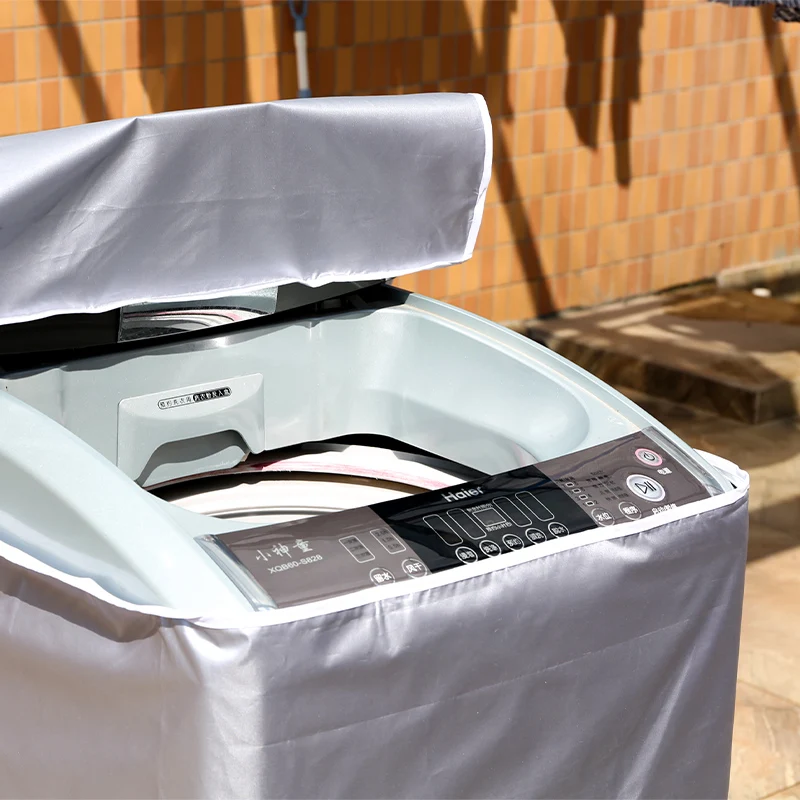 Waterproof Washing Machine Cover – Dust & Water Protection Anti-Rain Heavy Duty Durable Premium Quality Protective Cover for All Automatic Front Load and Top Load Washing Machines for Long Lasting Indoor and Outdoor Use