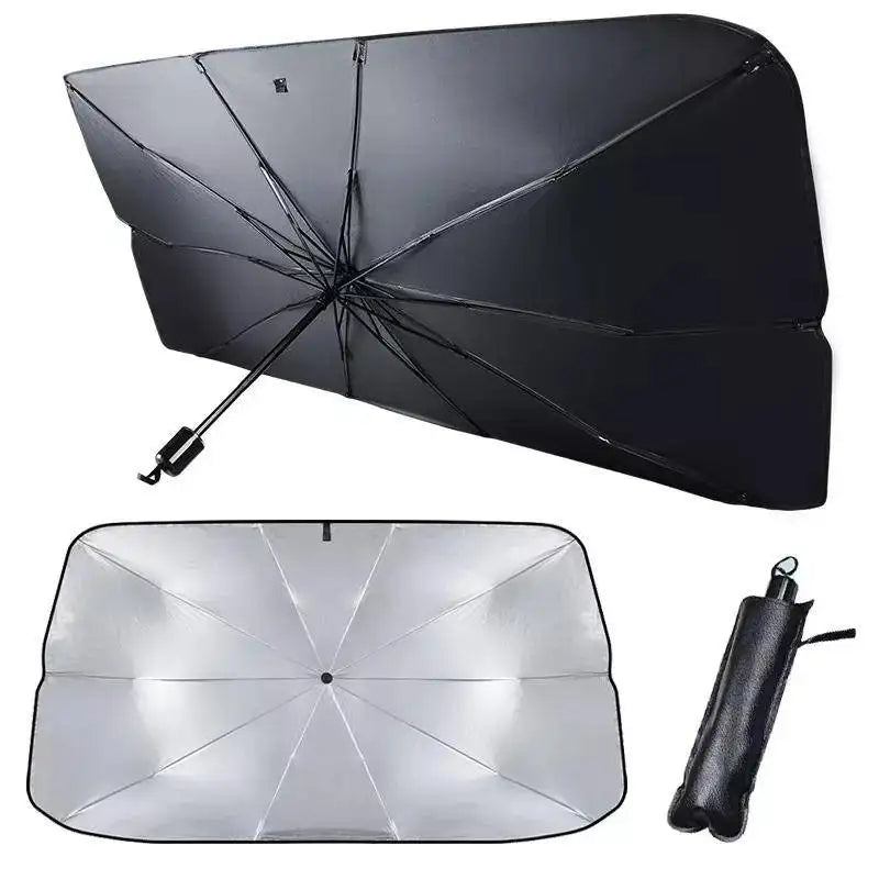 Car Windshield Sun Shade – UV Protection Foldable Heat Reflective Cover for Ultimate Interior Protection