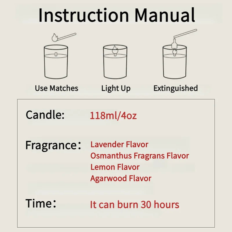 Scented Candle for Home – Calm & Cozy Atmosphere