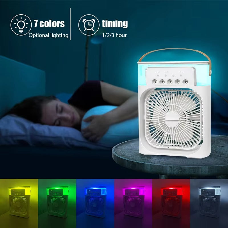 Portable Mist Air Cooler – Personal Air Cooler with Humidifier & Cooling Fan for Home, Office & Travel Use