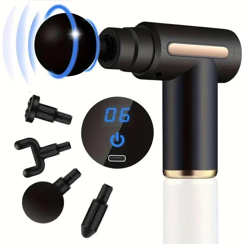 Deep Tissue Massage Gun – Electric Muscle Massager for Pain Relief, Fast Recovery, Body Relaxation & Sore Muscle Therapy