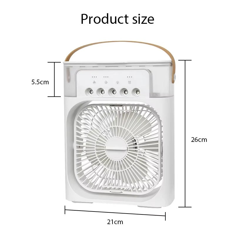 Portable Mist Air Cooler – Personal Air Cooler with Humidifier & Cooling Fan for Home, Office & Travel Use