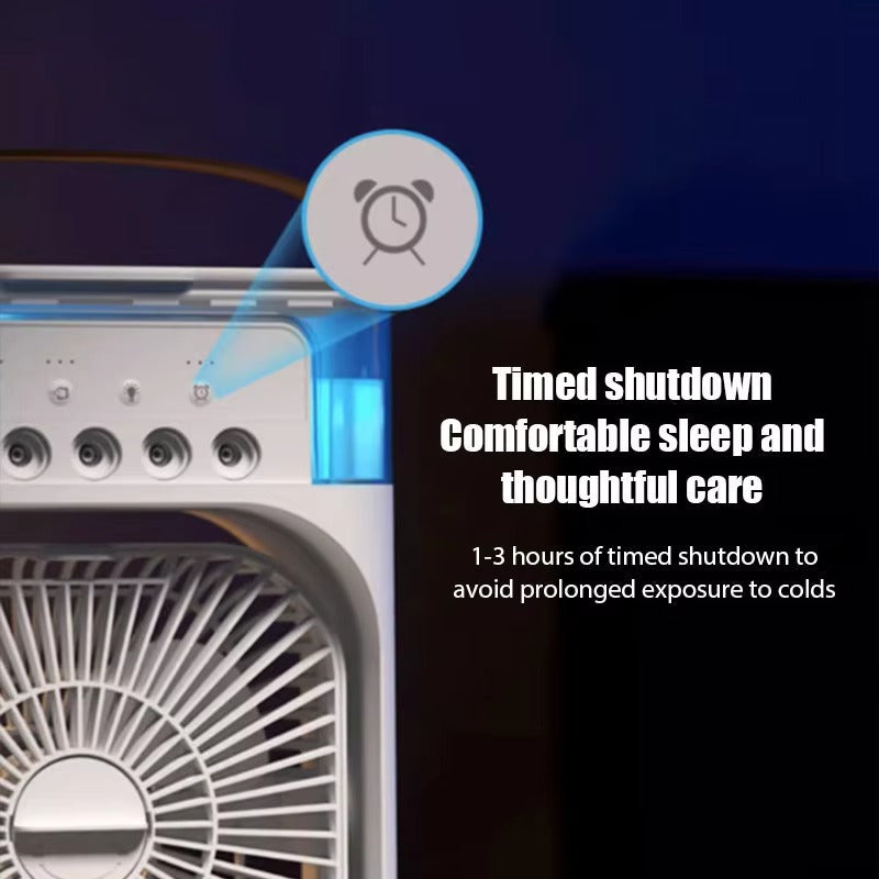 Portable Mist Air Cooler – Personal Air Cooler with Humidifier & Cooling Fan for Home, Office & Travel Use